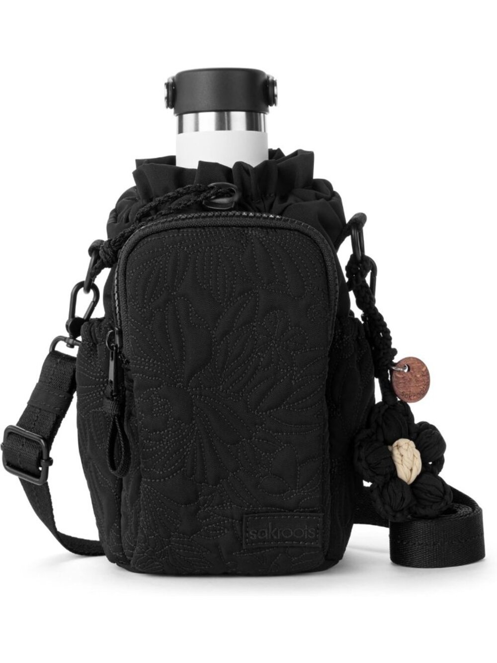Lightweight Drawstring Crossbody Bag | Adjustable Strap Everyday Purse